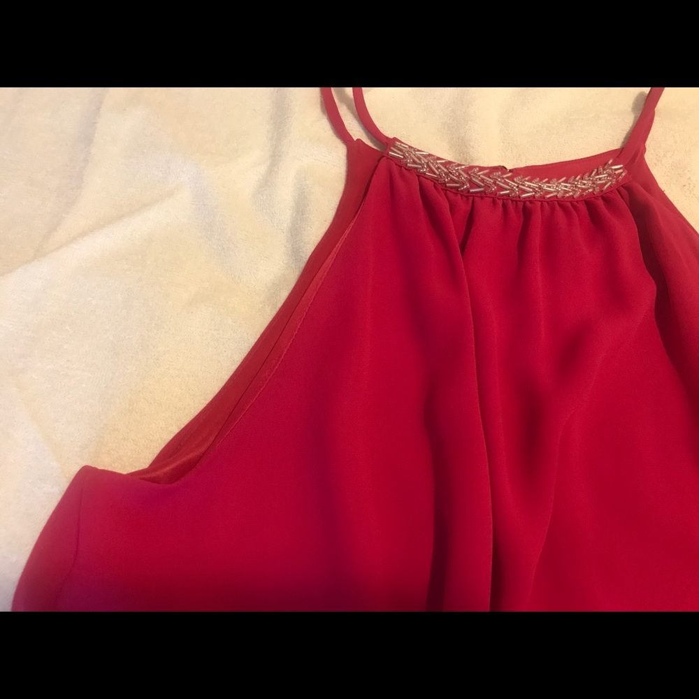 Guess Red Sleeveless Top - Picture 7 of 9